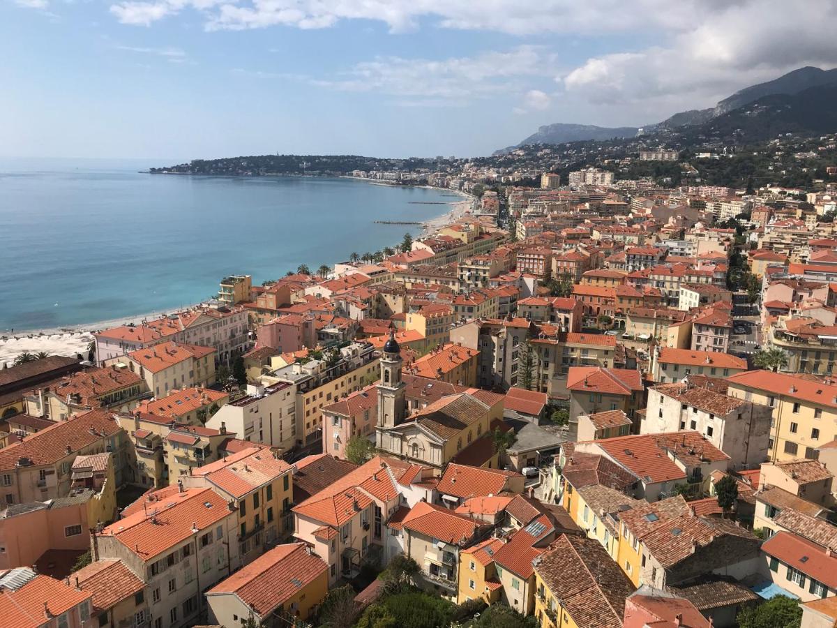 Studio front de mer - Menton Garavan, à deux pas de la vieille ville et des commerces Exterior foto